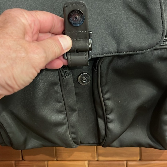 Coach Vintage Gray Nylon & Leather Backpack H9Z-6243 Waterproof - EUC - Picture 5 of 11